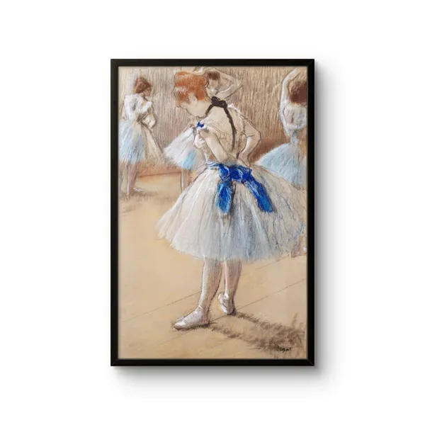 Edgar_Degas_Danseuse_Dancer_Canvas_Print_Gold_Metal_Frame