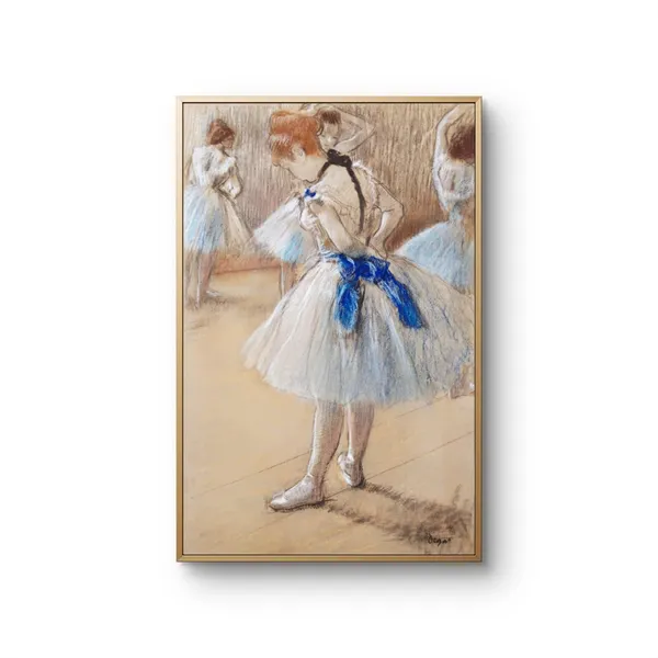 Edgar_Degas_Danseuse_Dancer_Canvas_Print_Gold_Metal_Frame