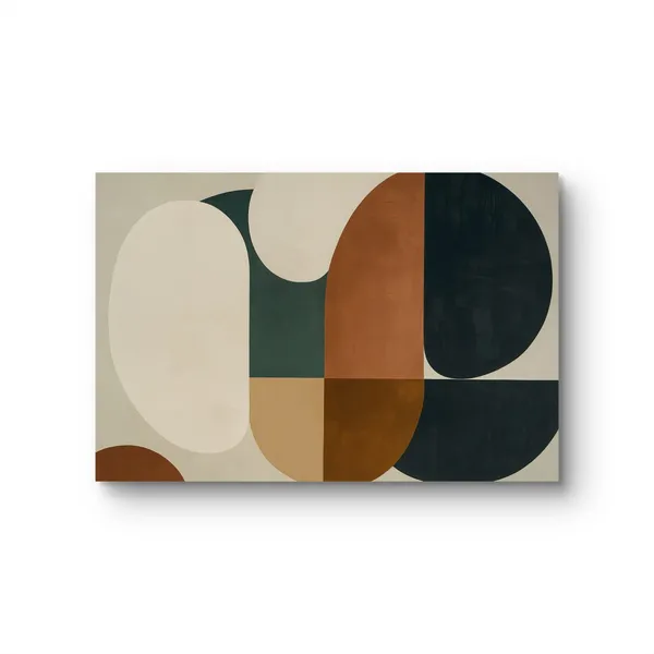 Fiber_Contemporary_Abstract_Language_Art_Print_Black_Framed_Decor