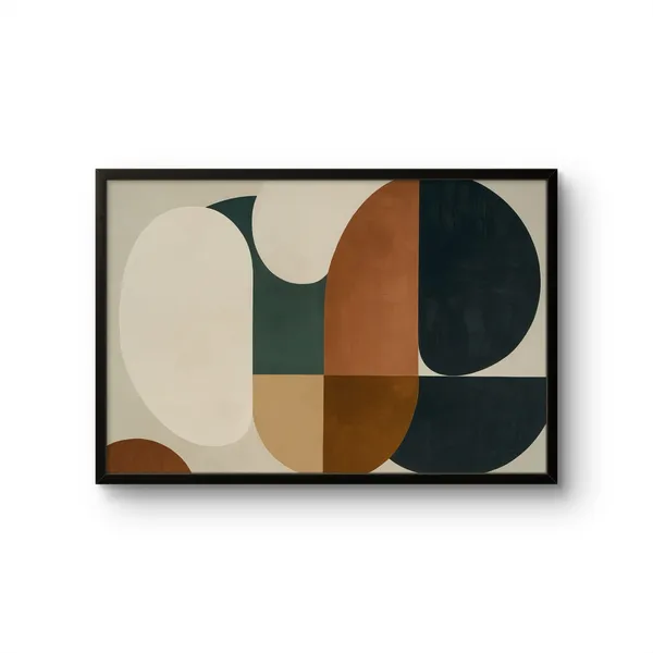 Fiber_Contemporary_Abstract_Language_Art_Print_Gold_Metal_Frame