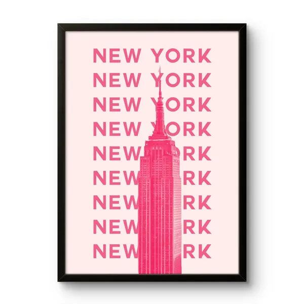 New_York_Skyline_Art_Print_Black_Frame