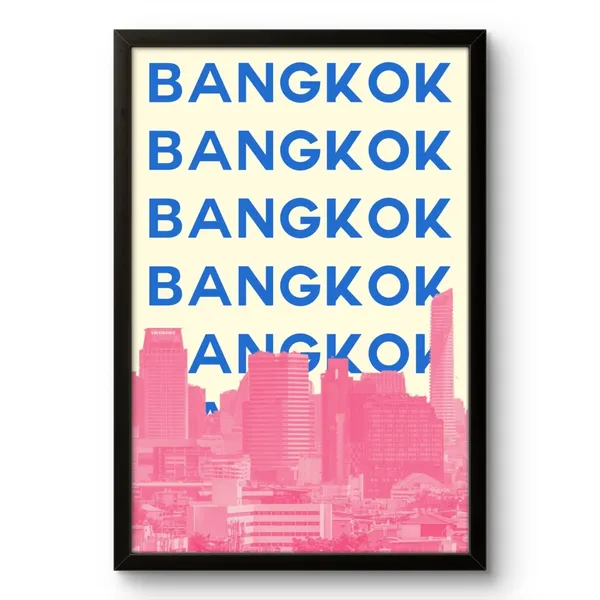 Bangkok_City_Canvas_Print_White_Frame