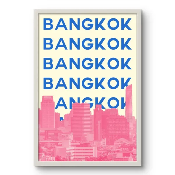 Bangkok_City_Canvas_Print_White_Frame