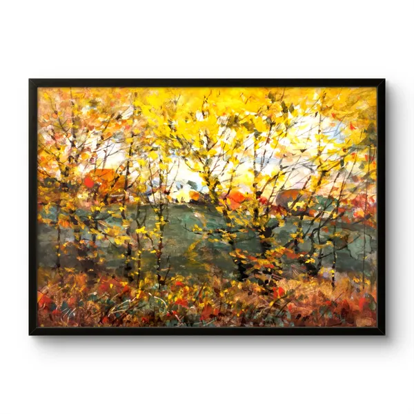 Fiber_Nature_Royal_Oak_Canvas_Print_Frame_Wooden