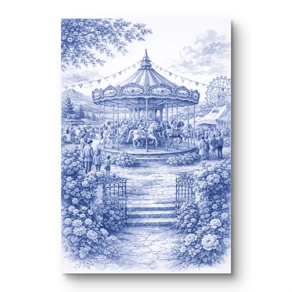 Fiber_Romantic_Royal_Blue_Landscape_Set_Of_3_Frames