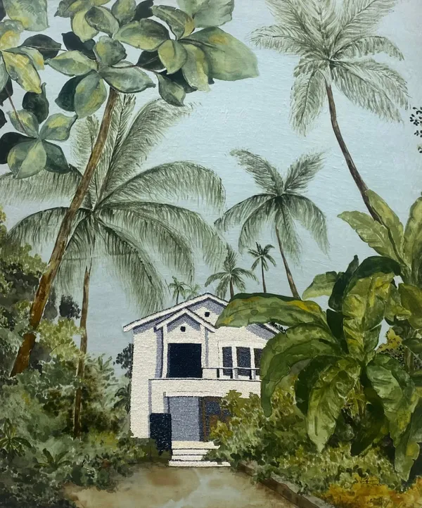 Cotton_Satin_Handcrafted_House_Under_Blue_Sky_Embroidery_Frame