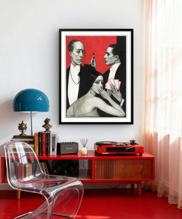 The_Height_Of_Drama_Art_Print_Black_Frame