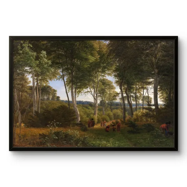 Fiber_Romantic_Woodland_Lake_Skarre_Art_Print_Rolled