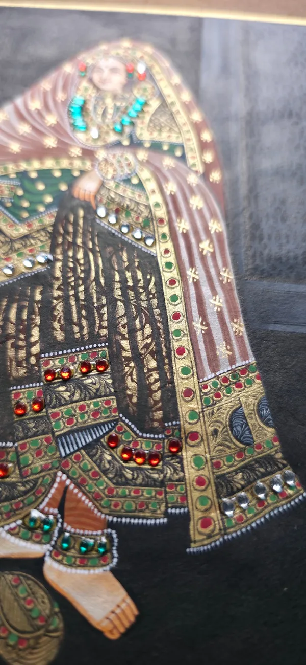Embellished_Raja_And_Rani_Folio_Art_Set_Of_2
