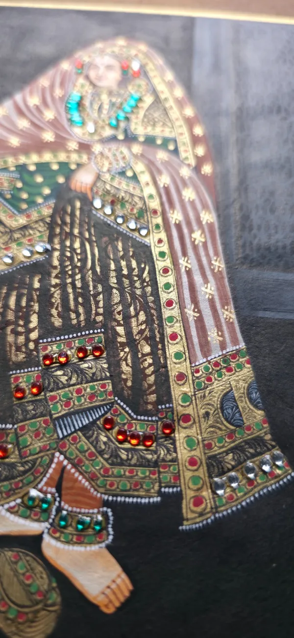 Embellished_Raja_And_Rani_Folio_Art_Set_Of_2