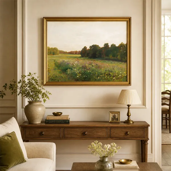 A_Picture_Of_Serenity_Landscape_Canvas_Print_Wooden_Frame