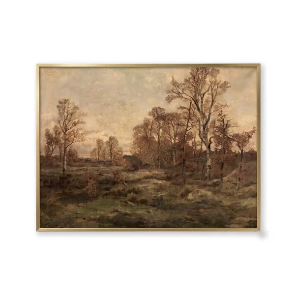 Fiber_Landscape_Fontainebleau_Autumn_Forest_Canvas_Rolled_Art_Print