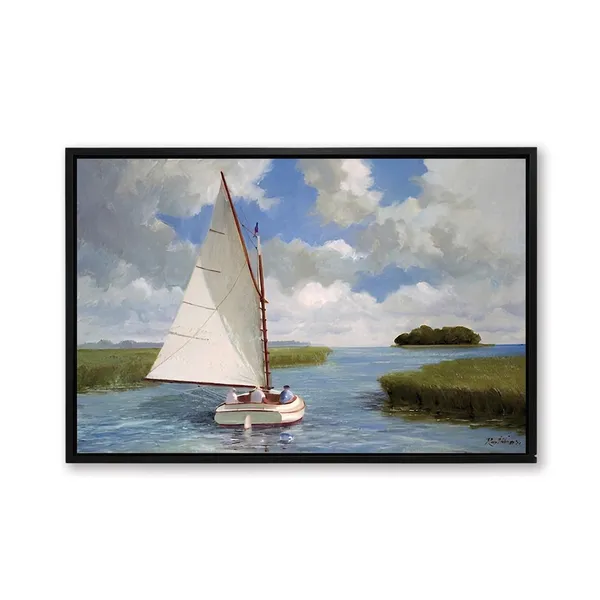 Fiber_Coastal_Catboat_Through_A_Stream_Art_Print_Rolled_Art