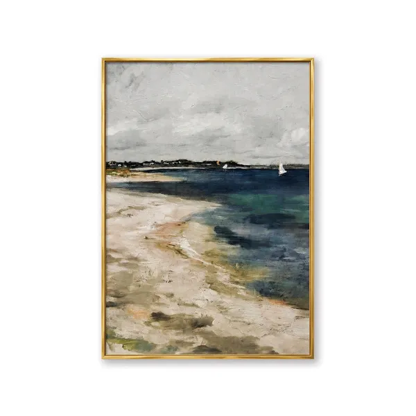 Fiber_Nautical_Sailboats_At_Sea_Canvas_Print_Wooden_Frame