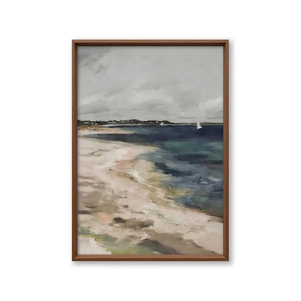 Canvas_Nautical_Sailboats_In_The_Sea_Metal_Silver_Print