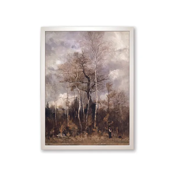 Fiber_Vintage_Landscape_Art_Print_Frame_Gold
