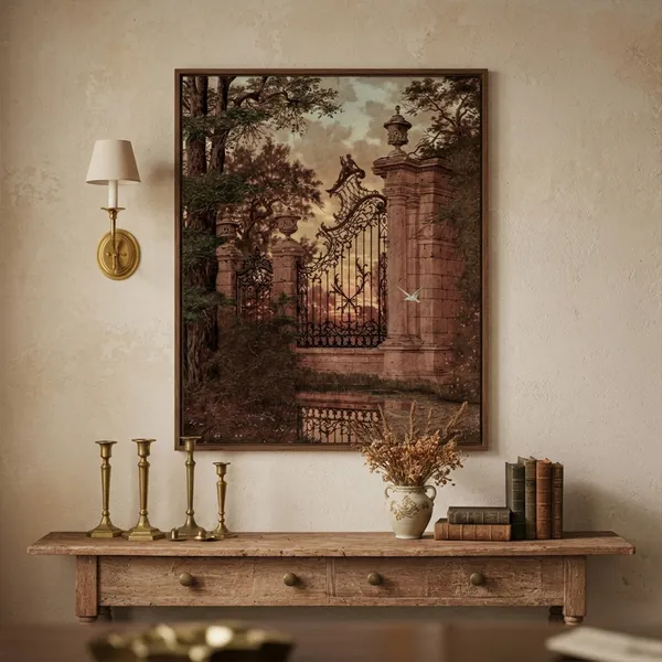 Fiber_Classic_Wrought_Iron_Gate_Canvas_Print_Rolled_Art
