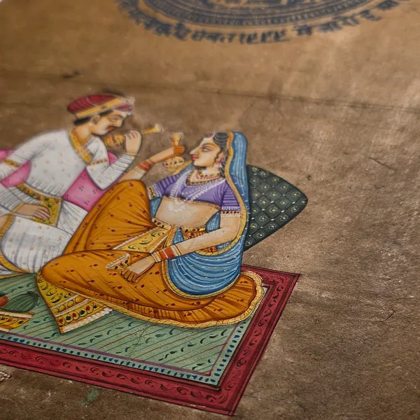 Folio_Paper_Rajasthani_Hand_Painted_Raja_Rani_Wall_Art