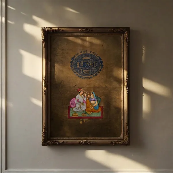 Folio_Paper_Rajasthani_Hand_Painted_Raja_Rani_Wall_Art