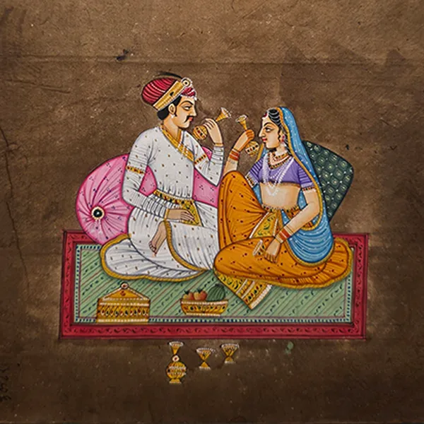 Folio_Paper_Rajasthani_Hand_Painted_Raja_Rani_Wall_Art
