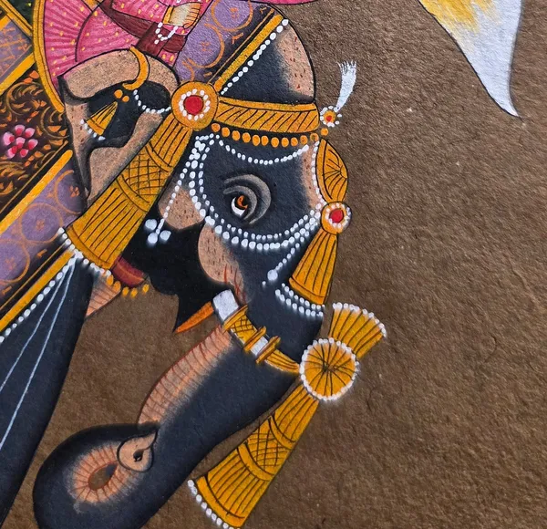 Folio_Hand_Painted_Rajasthani_Raja_Palkhi_Wall_Art