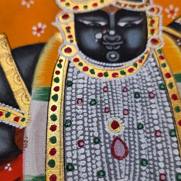 Fiber_Hand_Painted_Shrinathji_Unframed_Wall_Art
