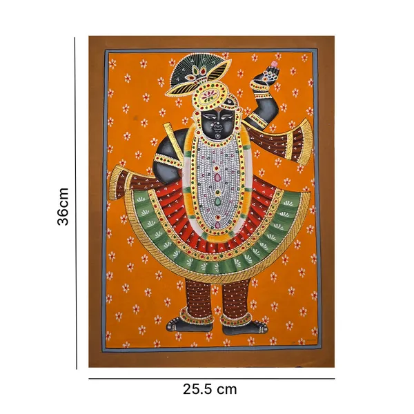 Fiber_Hand_Painted_Shrinathji_Unframed_Wall_Art