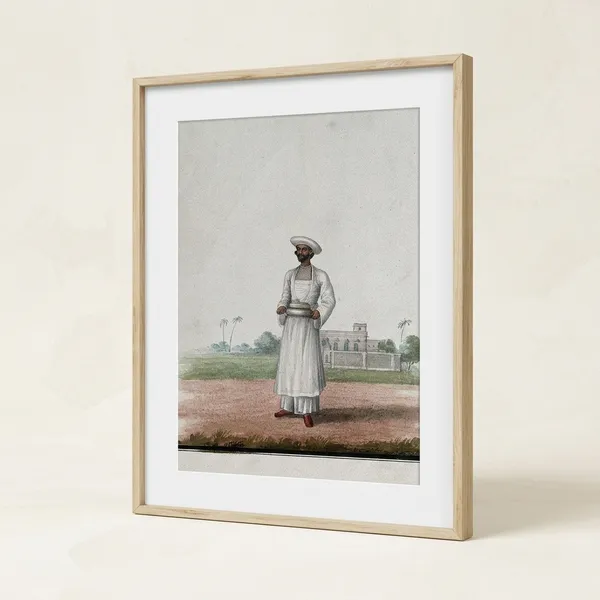 Fiber_Folk_Man_In_A_Field_Art_Print_Wooden_Framed