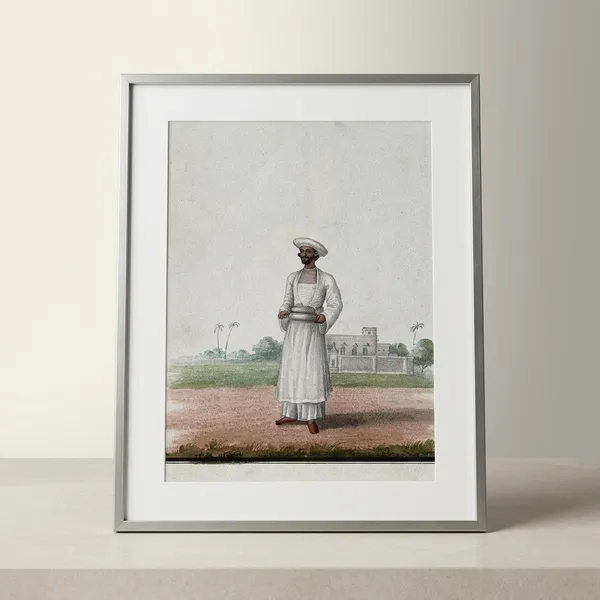 Fiber_Folk_Man_In_A_Field_Art_Print_Frame_Silver