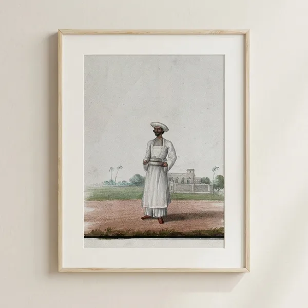 Fiber_Folk_Art_Man_In_A_Field_Canvas_Print_Frame_White