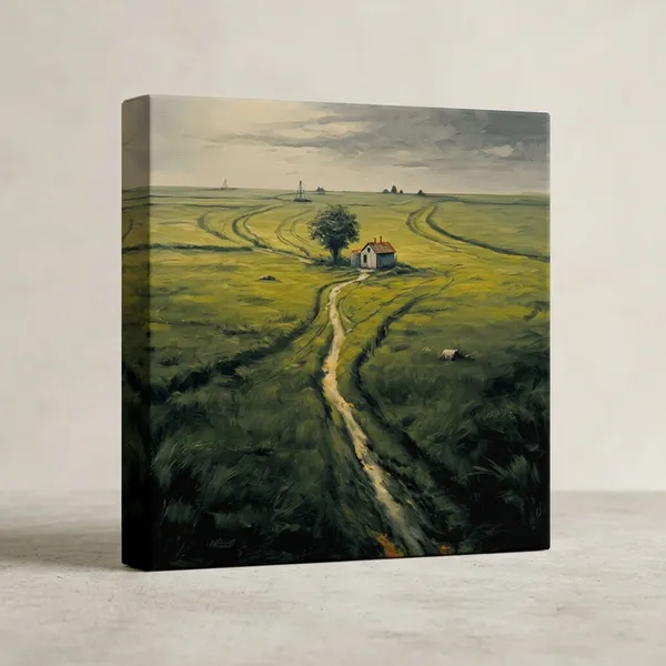 Fiber_Serene_Green_Landscape_Canvas_Wrap_Frame
