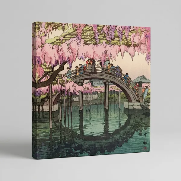 Half_Moon_Bridge_Hiroshi_Yoshida_Canvas_Wrap