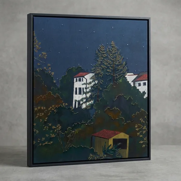 Cotton_Embroidered_Starry_Night_Sky_Textile_Art_Frame