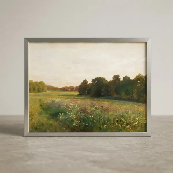 A_Picture_Of_Serenity_Art_Print_Metal_Silver_Frame