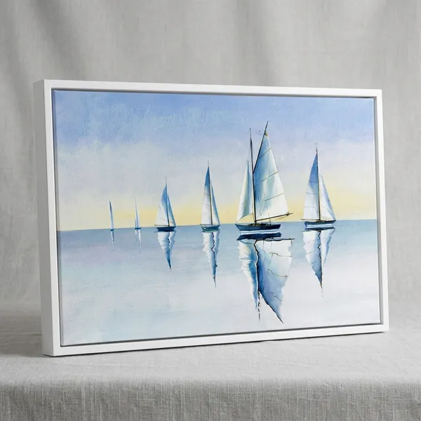 Fiber_Nautical_Sailing_Season_Seascape_Canvas_Print_White_Frame
