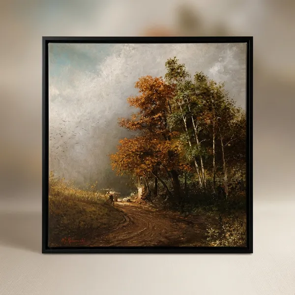 Way_Side_Shrine_Rossowski_Art_Print_Black_Frame