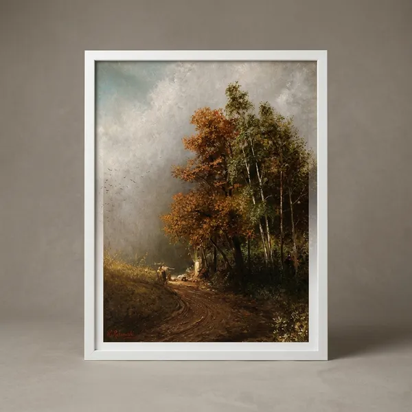 Way_Side_Shrine_By_Rossowski_Art_Print_White_Frame