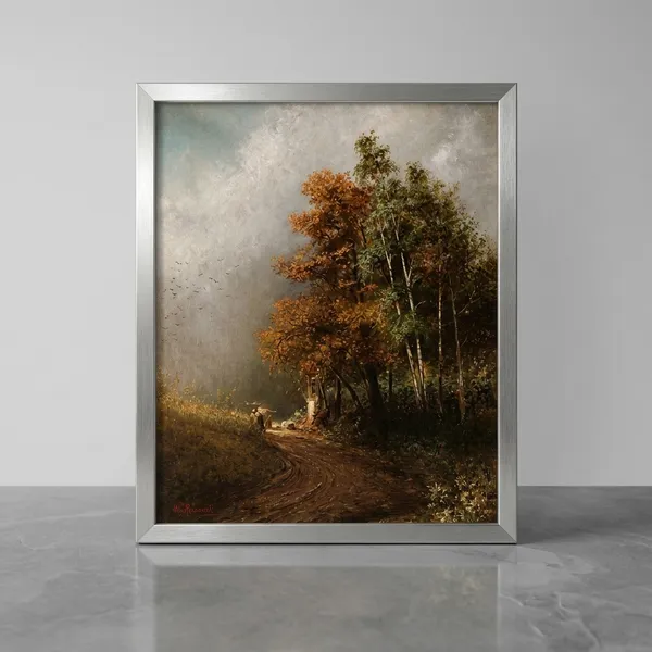 Fiber_Classic_Way_Side_Shrine_Rossowski_Art_Print_Metal_Silver_Frame