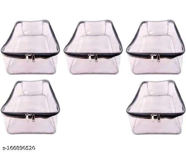 Transparent_Pvc_Attractive_Boxes_Baskets_Bins_Pack_Of_5