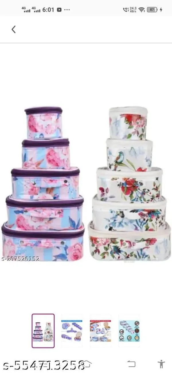 Multicolor_Non_Woven_Fabric_Designer_Handmade_Vanity_Box_Pack_Of_2
