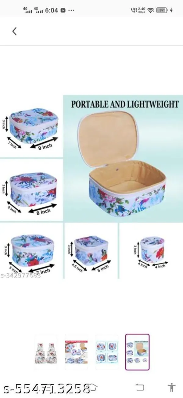 Multicolor_Non_Woven_Fabric_Designer_Handmade_Vanity_Box_Pack_Of_2