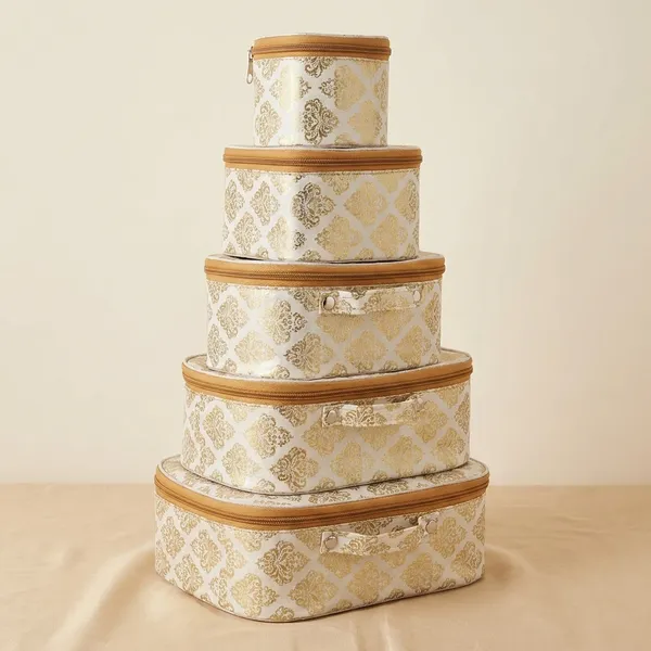 Gold_Non_Woven_Fabric_Designer_Handmade_Vanity_Box