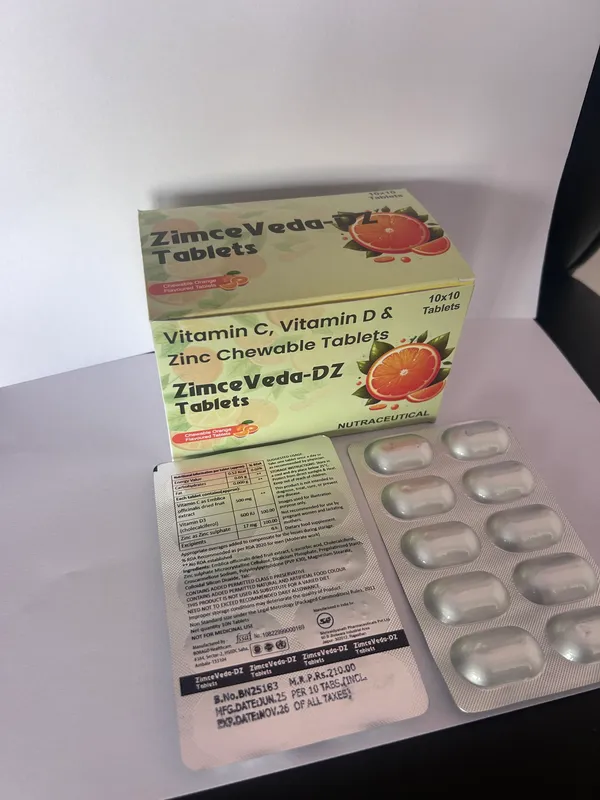 Zimceveda-Dz_Vitamin_C,_D_&_Zinc_Chewable_Tablets_-_Immunity_Booster_(10_Tablets)_Pack_Of_1_Strip