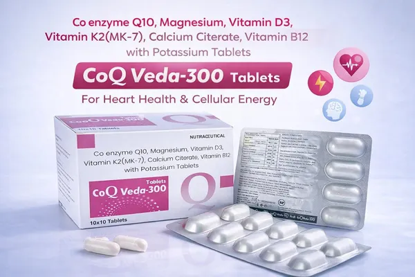Coq_Veda-300_Tablets_-_Heart_Health_&_Cellular_Energy_Supplement_With_Coq10,_Magnesium,_Vitamin_D3,_K2,_Calcium_&_B12_Pack_10_(Per_Strip_10)