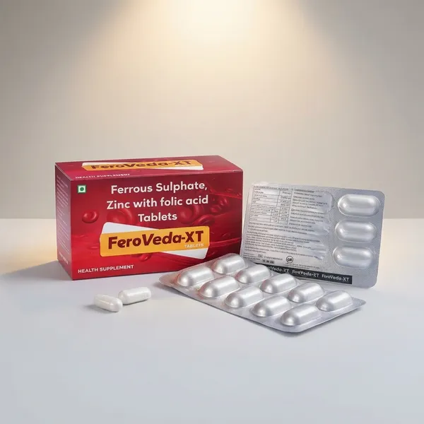 Feroveda-Xt_Ferrous_Sulphate,_Zinc_With_Folic_Acid_Tablets_-_Iron_Deficiency_&_Anemia_Supplement_Pack_Of_2_Strips