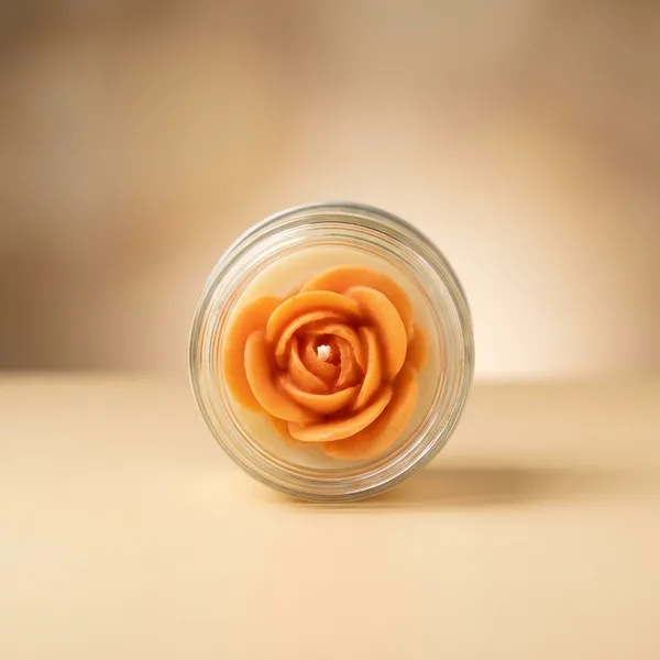 Glass_Jar_Candle_With_Rose_Flower_Candle