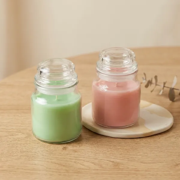Pink_And_Green_Dome_Jar_Candle