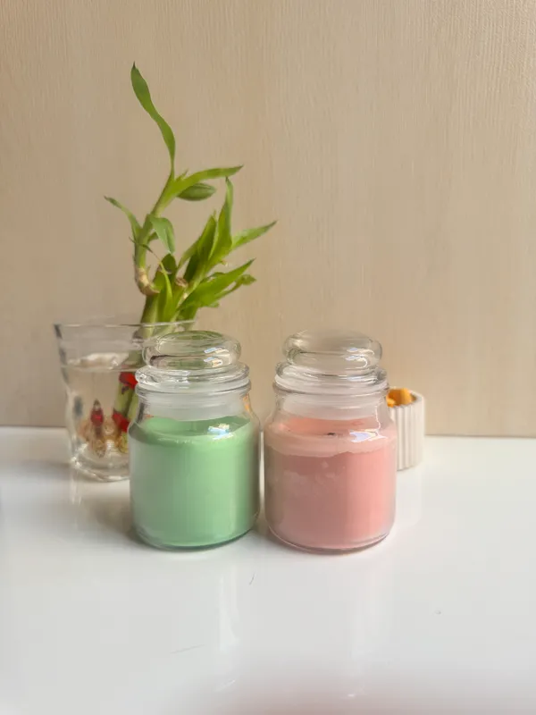 Pink_And_Green_Dome_Jar_Candle