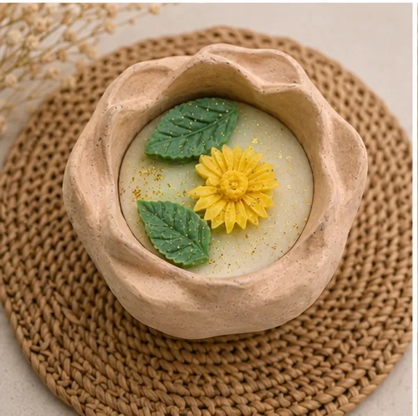 Peach_Concrete__Lotus_Jar_Candle