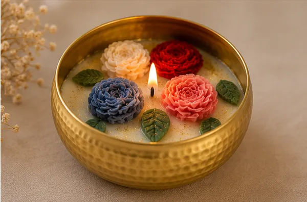 Metal_Round_Urli_Candle